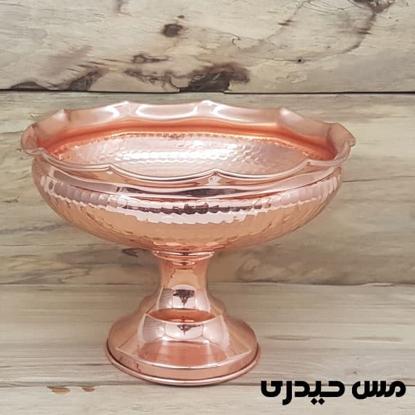 شکلات خوری مسی چکشی طرح آرشیدا — تصویر ۲