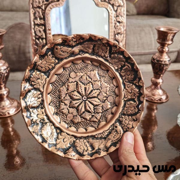 سرویس هفت سین لاکچری مسی و خاص قلم کاری شده — تصویر ۵