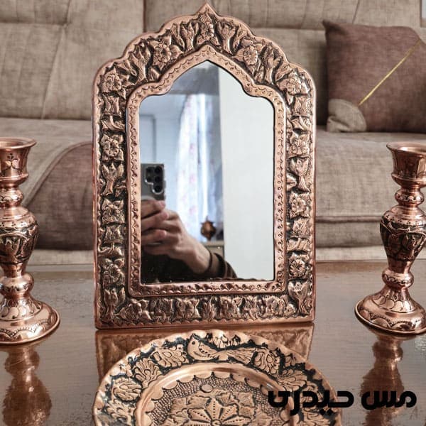 سرویس هفت سین لاکچری مسی و خاص قلم کاری شده — تصویر ۴