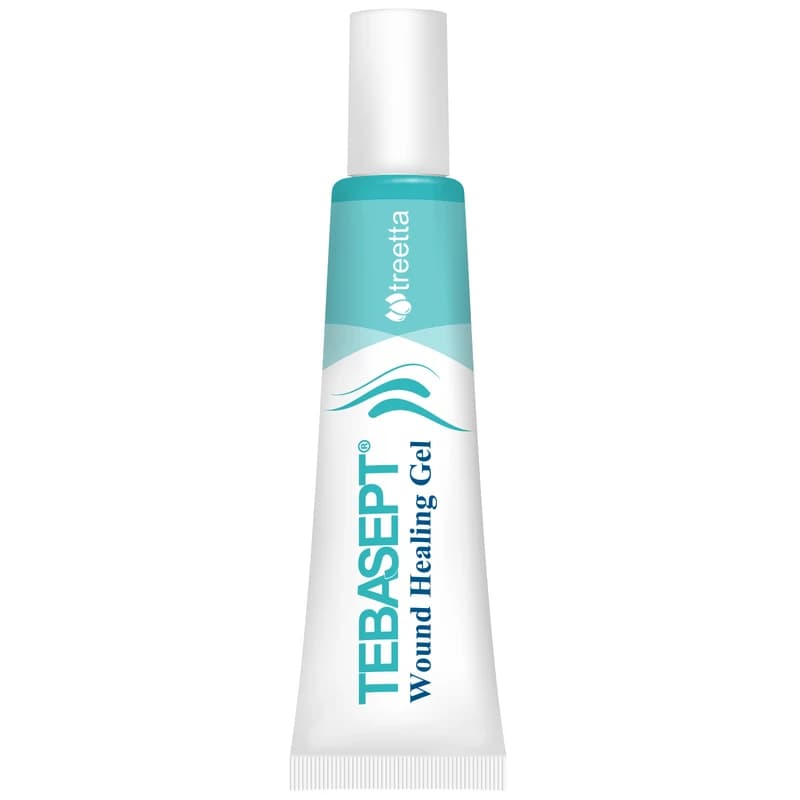 ژل پیشرفته درمان زخم طباسپت تریتا Treetta Tebasept — تصویر ۲