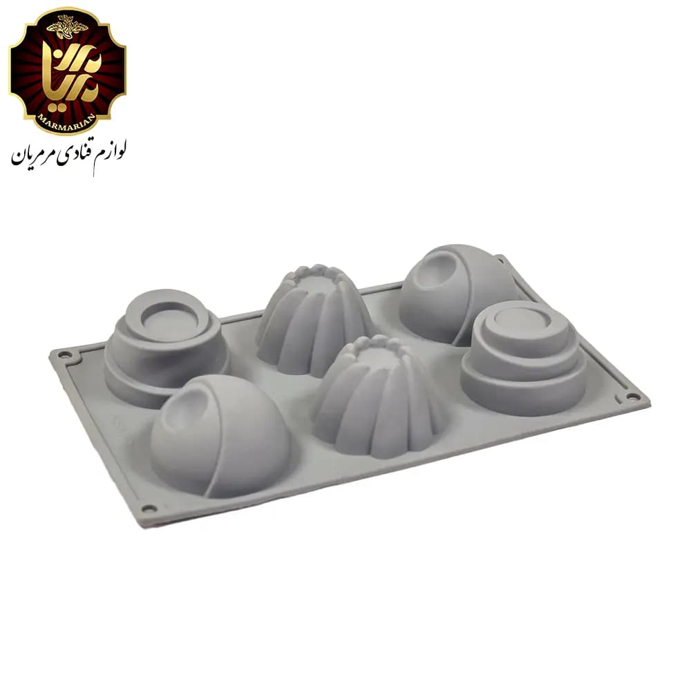 قالب سیلیکونی 6 خانه دسری مدرن