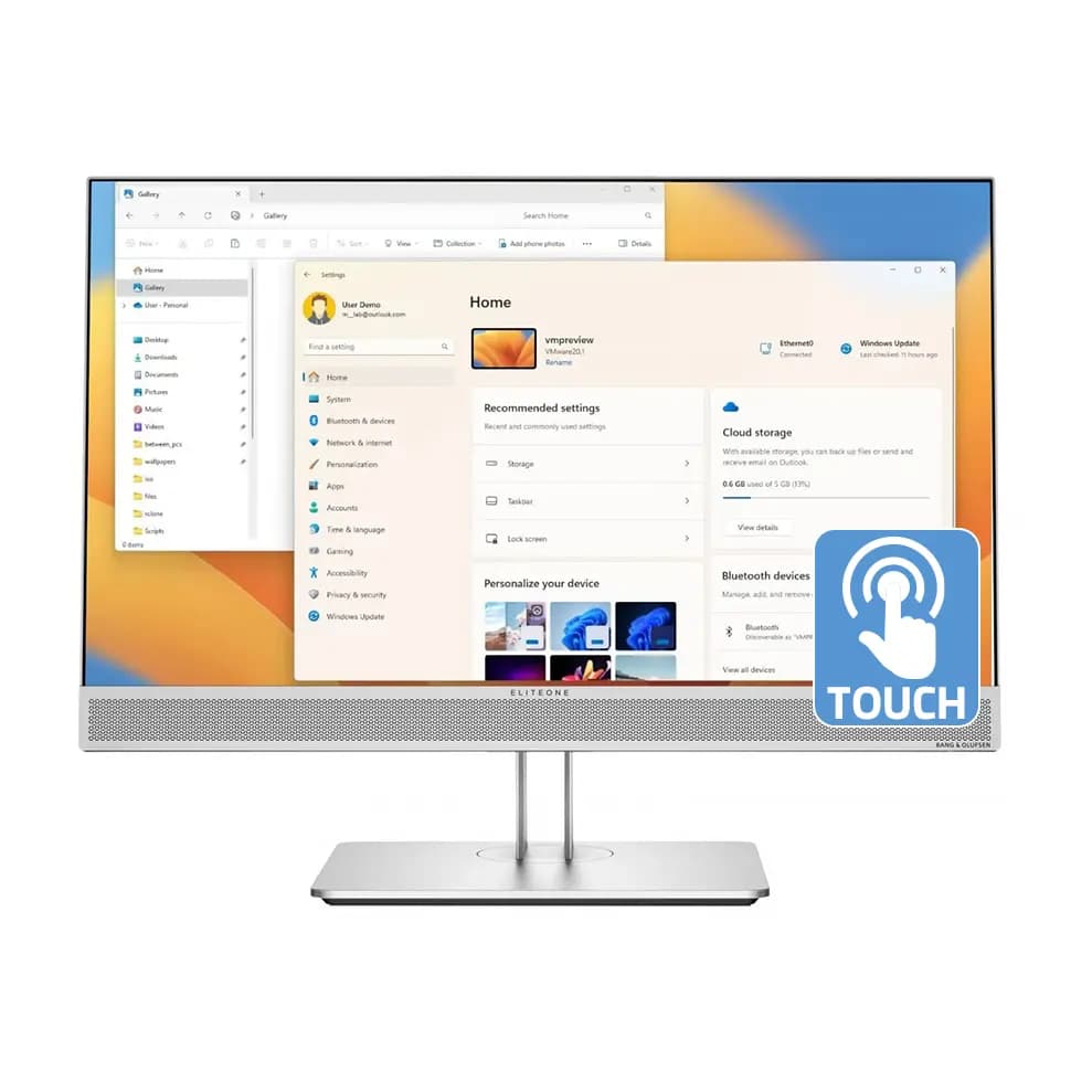 آل این وان اچ پی لمسی استوک HP EliteOne 800 G3 پردازنده i7 نسل 7 — تصویر ۲