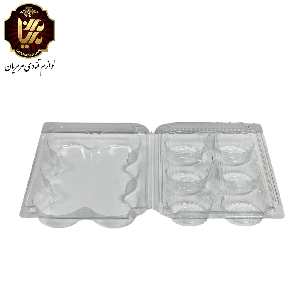 باکس کاپ کیک 6 عددی طلقی — تصویر ۲