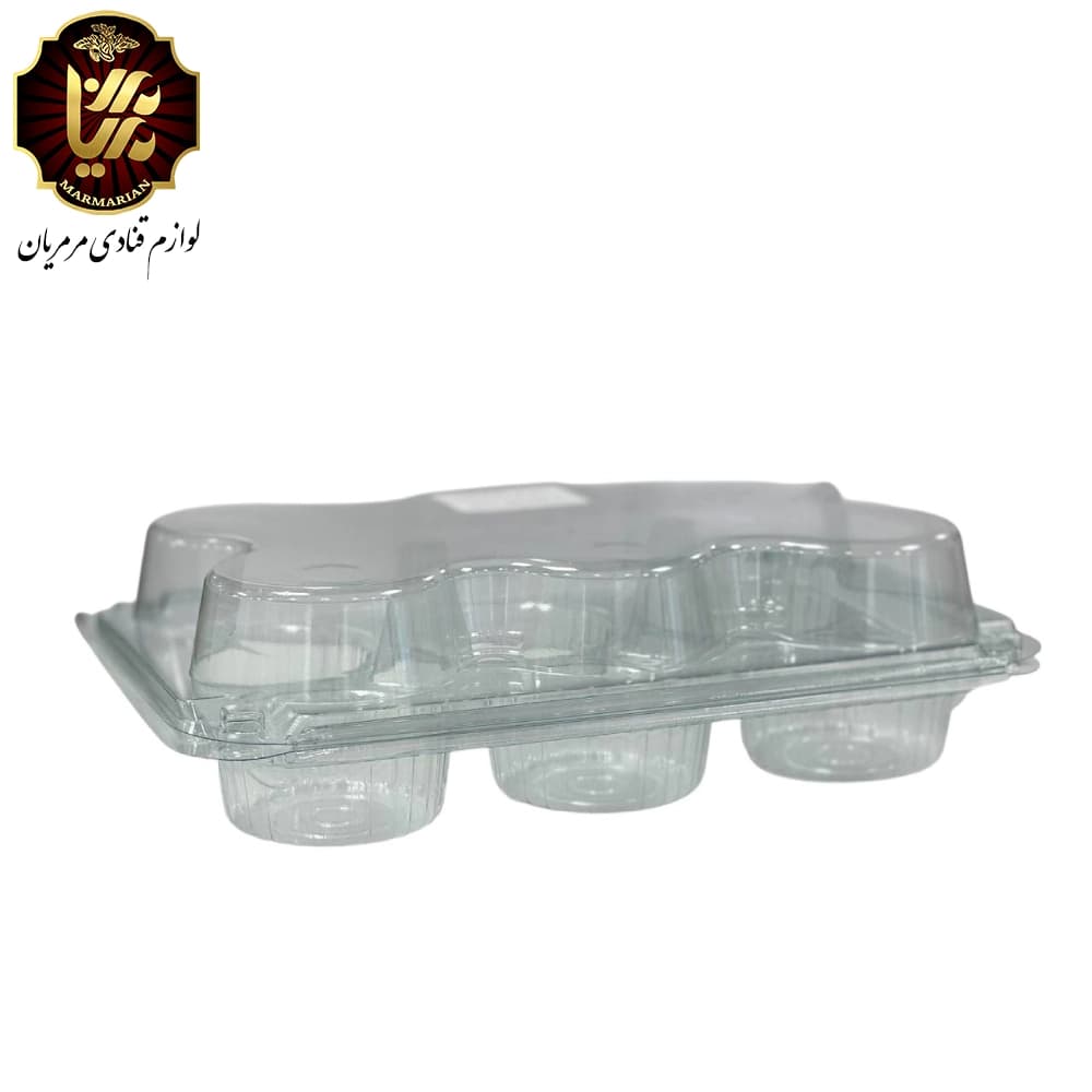 باکس کاپ کیک 6 عددی طلقی — تصویر ۳