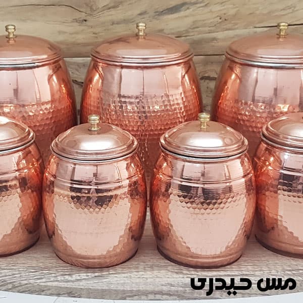 ست جا ادویه و پاسماوری مسی مدل آرمان — تصویر ۳