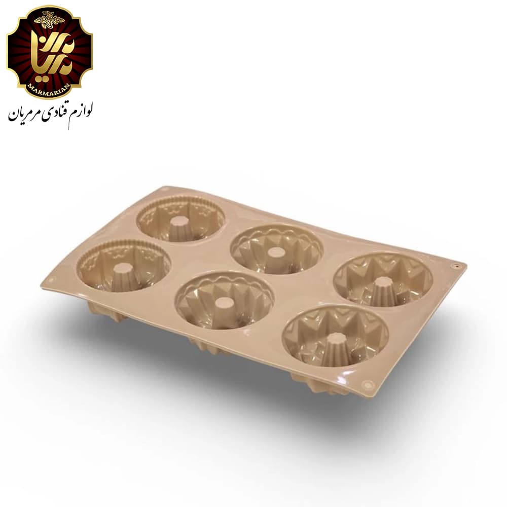 قالب سیلیکون مافین شیفون دار میکس — تصویر ۲