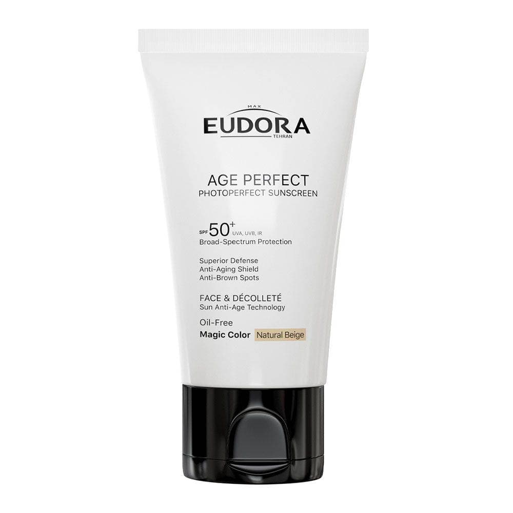 کرم ضد آفتاب +SPF50 رنگی مجیک بژ طبیعی ادورامکس 40 میلی لیتر
