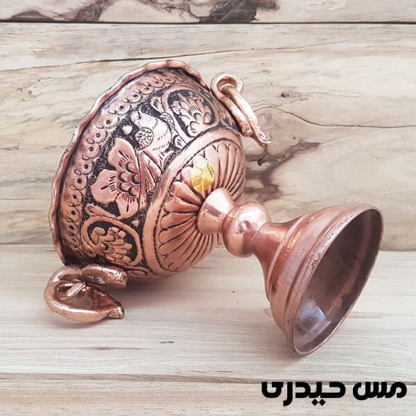 هفت سین مسی قلم کاری شده پایه بلند سلنا