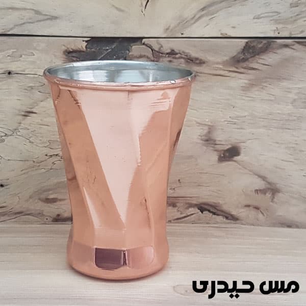 لیوان مسی طرح پیچی — تصویر ۲