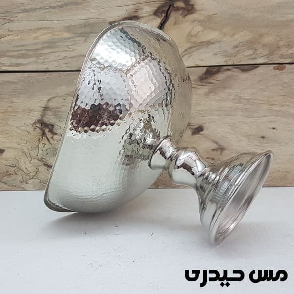 آجیل خوری کروم طرح شقایق — تصویر ۲