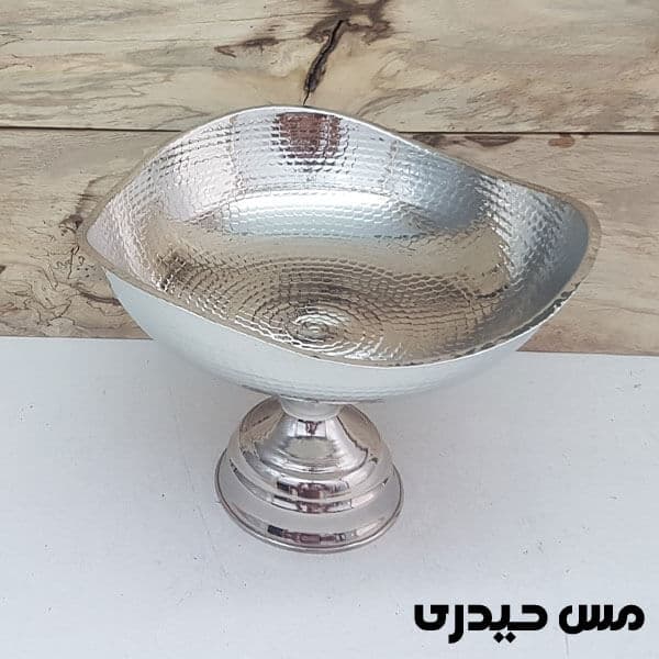 آجیل خوری کروم طرح شقایق — تصویر ۳