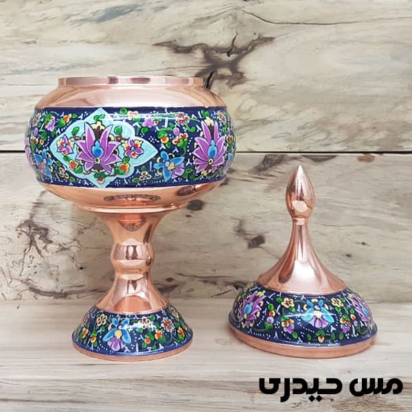 آجیل خوری مس پرداز پایه دار