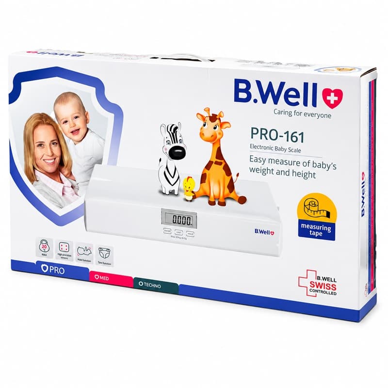 ترازو دیجیتال نوزاد بی ول B.Well (مدل PRO-161) — تصویر ۲