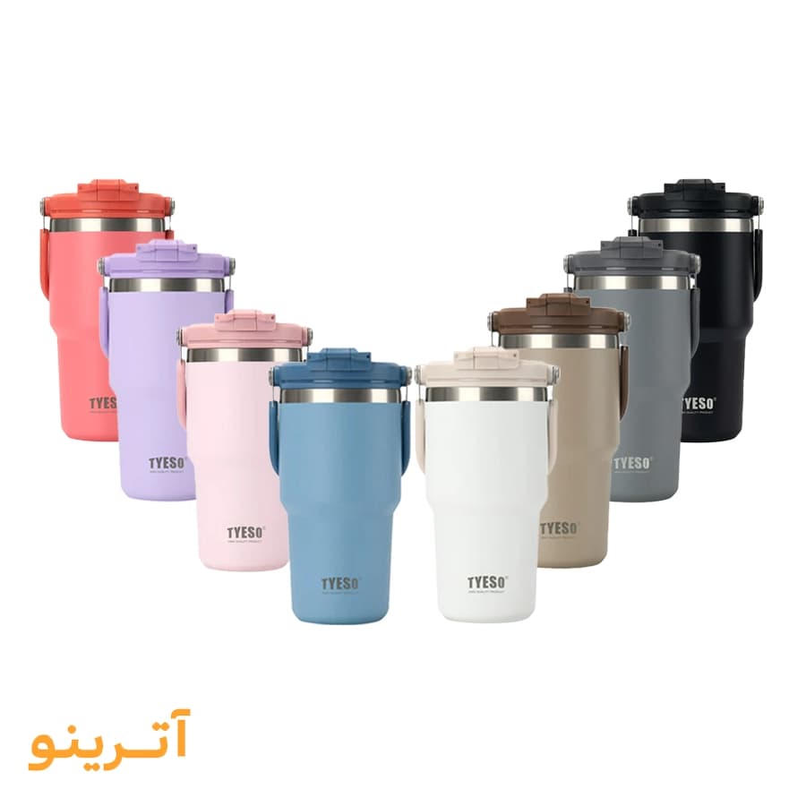 تراول ماگ دسته بالا تایسو ظرفیت 600 میلی‌لیتر