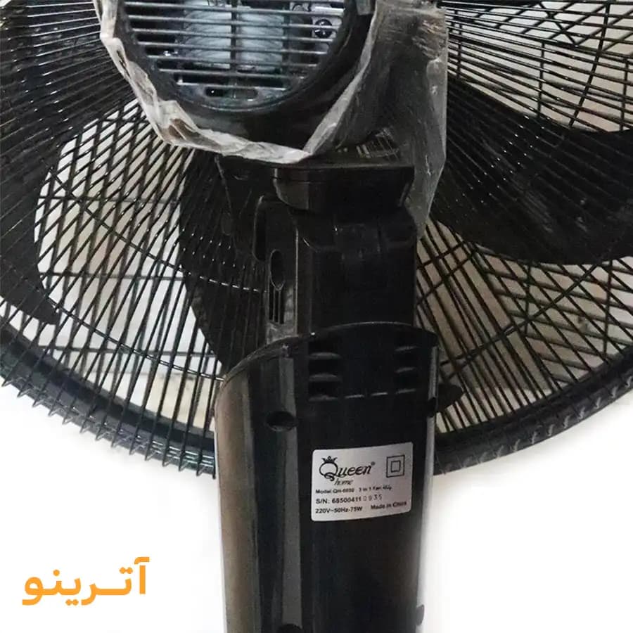 پنکه سه کاره ریموت‌دار کویین هوم مدل QH-6850 — تصویر ۴