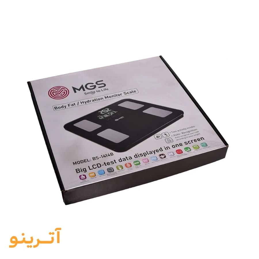 ترازو حمام دیجیتال ام جی اس مدل BS_1414B — تصویر ۴