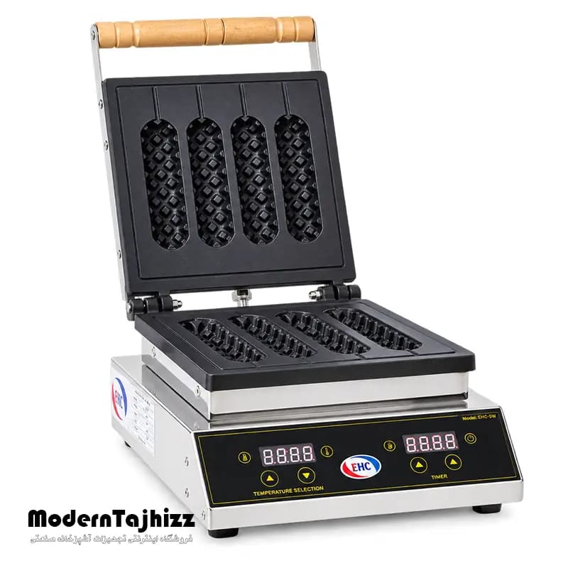 وافل ساز سوسیسی صنعتی (دیجیتال) مدل V.SB5006 برند EHC