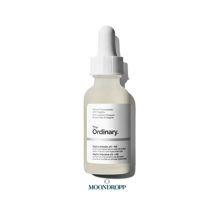سرم آلفا آربوتین 2% + هیالورونیک اسید اوردینری – ضد لک و روشن کننده – Ordinary Alpha Arbutin 2% + HA
