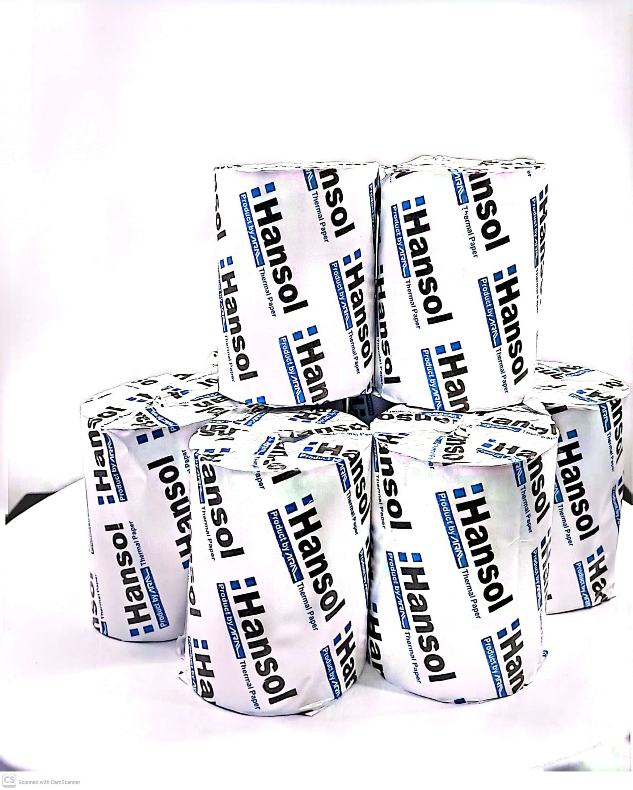 رول کاغذ حرارتی هانسول تک لفاف 40 متری