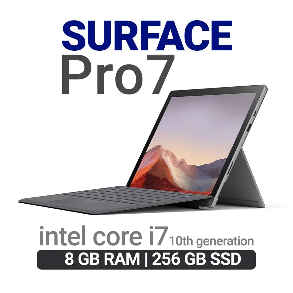 سرفیس استوک مایکروسافت Surface Pro 7-i7 رم 8 و هارد 256 گیگابایت — تصویر ۲