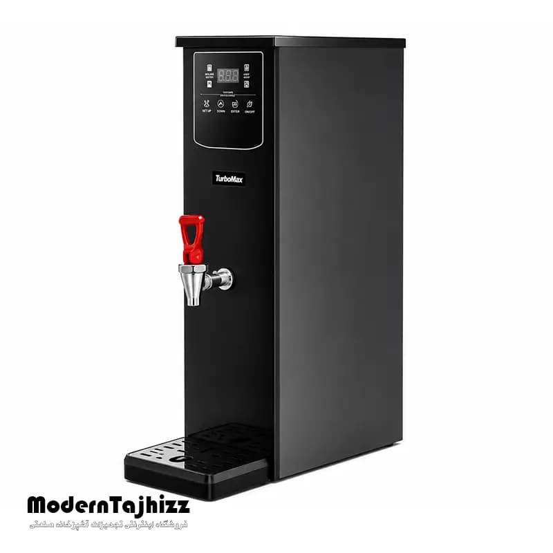بویلر آبجوش 10 لیتری مشکی جدید توربومکث TURBOMAX