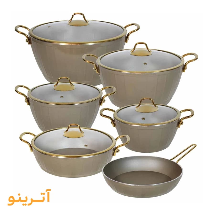 سرویس قابلمه ۱۱ پارچه اویز مدل ویولا