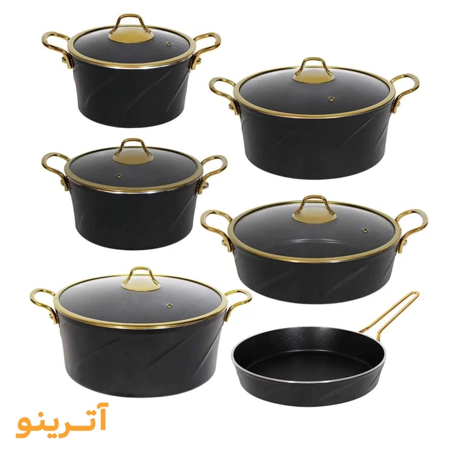 سرویس قابلمه 11 پارچه اویز مدل ماریا