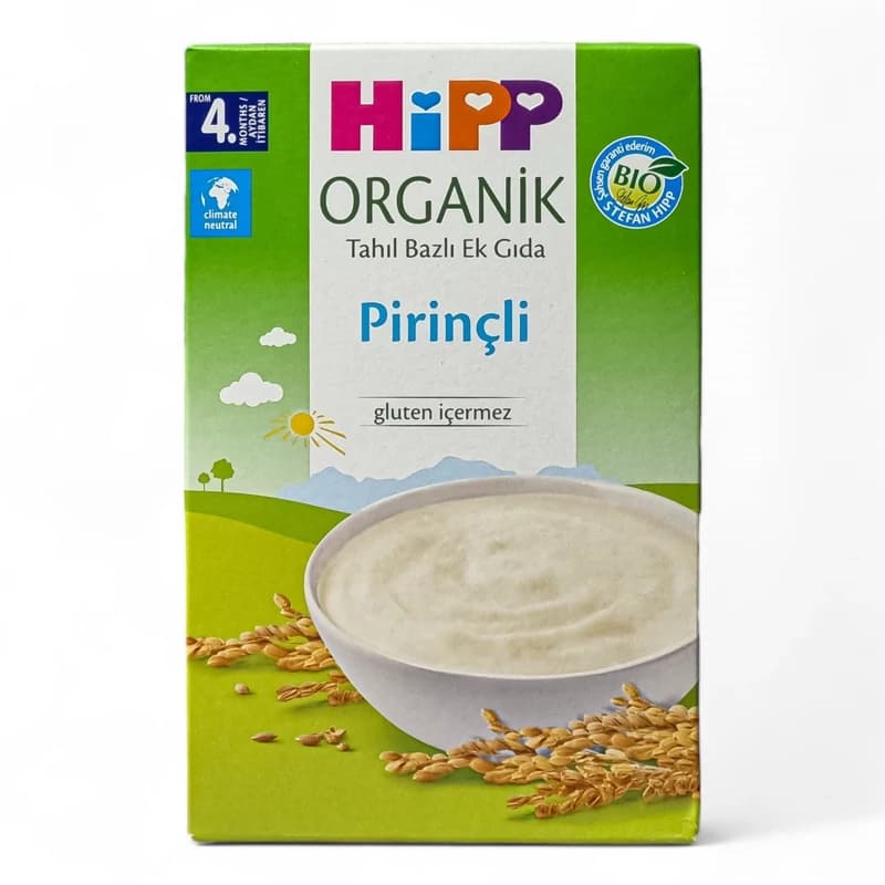 سرلاک ارگانیک برنج هیپ HiPP مدل Pirinçli حجم ۲۰۰ گرم