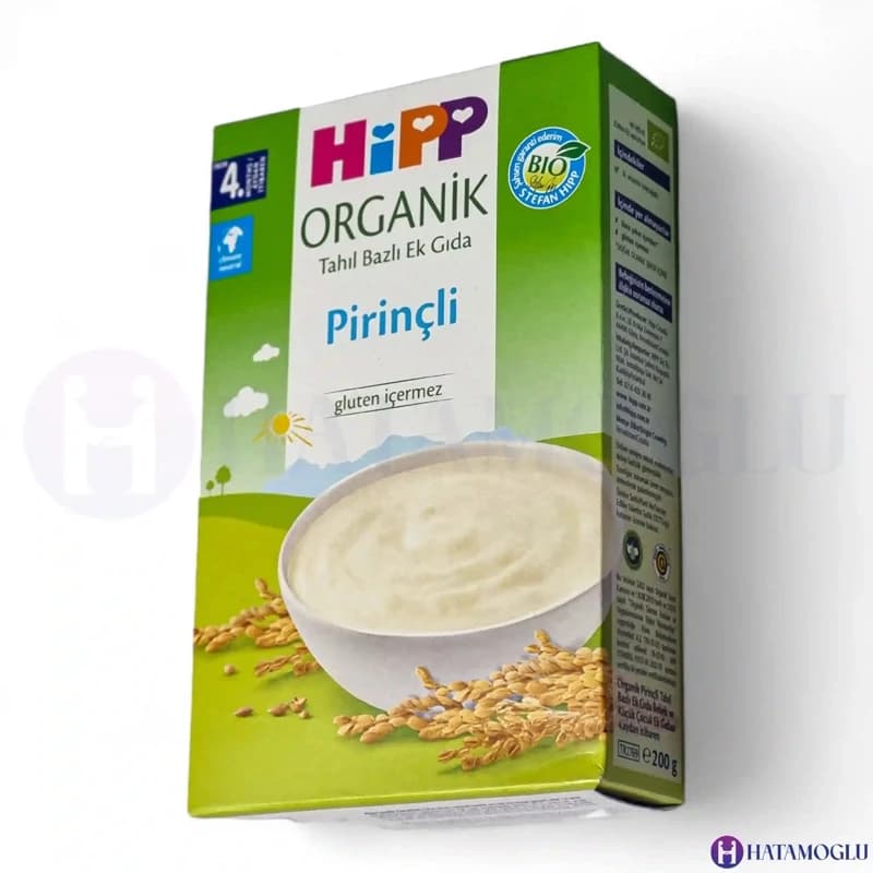 سرلاک ارگانیک برنج هیپ HiPP مدل Pirinçli حجم ۲۰۰ گرم — تصویر ۲