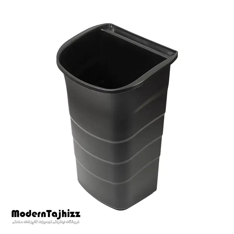 سطل یدک کوچک و بزرگ مشکی ترولی پلاستیکی طرح Carlise مدل PT-259-S بست BEST