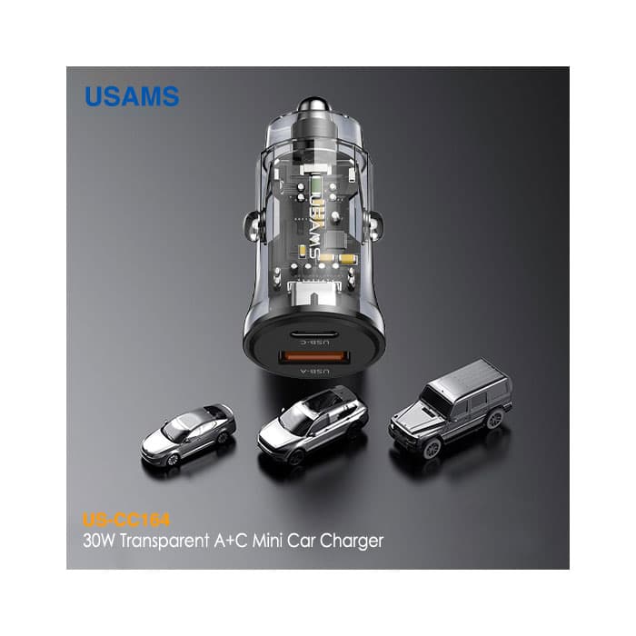 شارژر فندکی 30 وات یوسمز US-CC164 — تصویر ۵