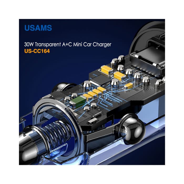 شارژر فندکی 30 وات یوسمز US-CC164 — تصویر ۶