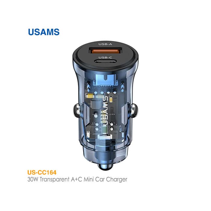 شارژر فندکی 30 وات یوسمز US-CC164 — تصویر ۳