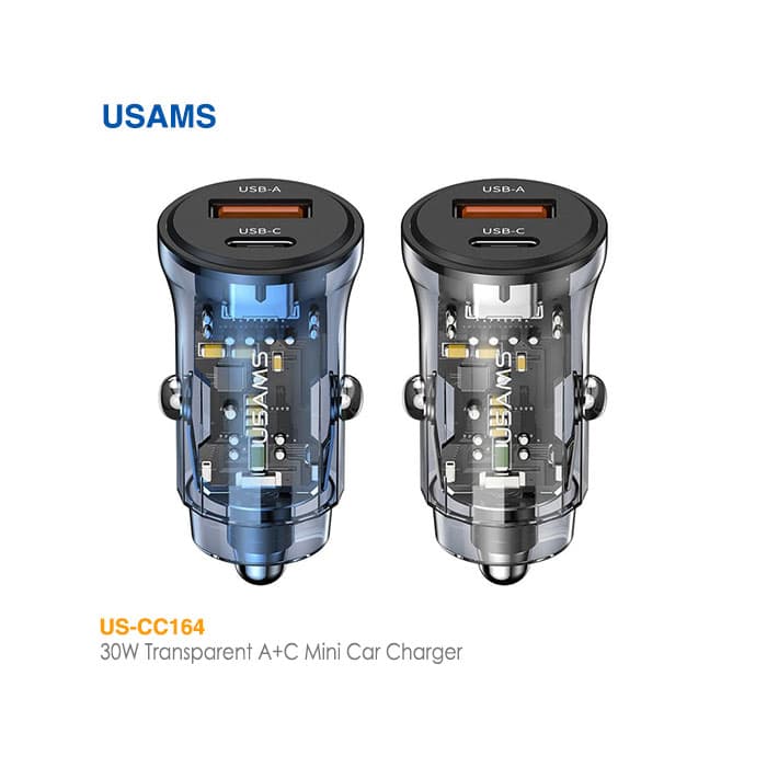 شارژر فندکی 30 وات یوسمز US-CC164