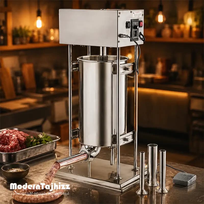 سوسیس پر کن 15 لیتری برقی مدل JG-27/15LE بست BEST — تصویر ۲