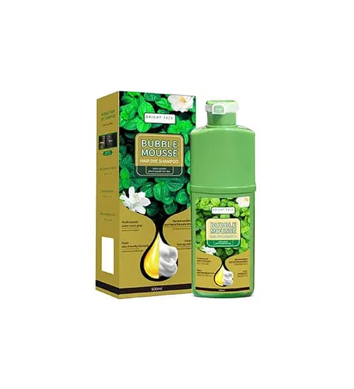 شامپو رنگ مو مشکی Bubble Mousse — تصویر ۶