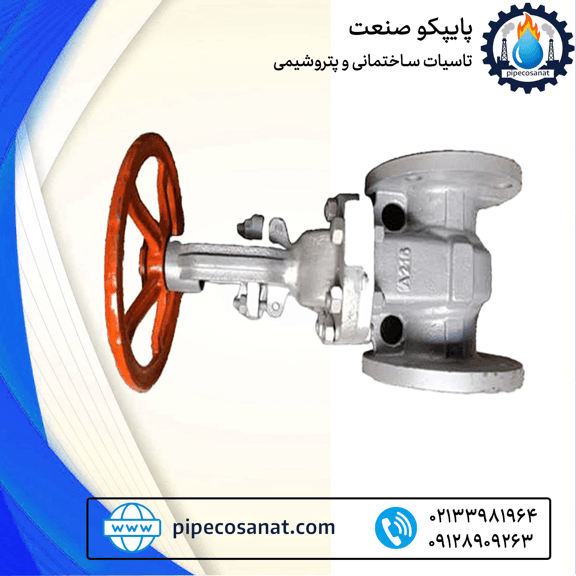 شیر کشویی فولاد wcb کلاس 150برند کیتز — تصویر ۲