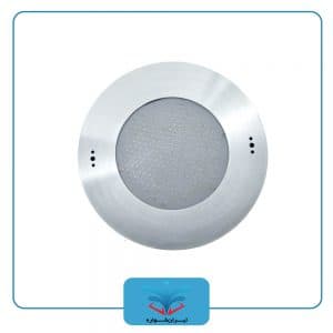 چراغ توکار استخری برند لدمن 25 وات فوق باریک تمام استیل