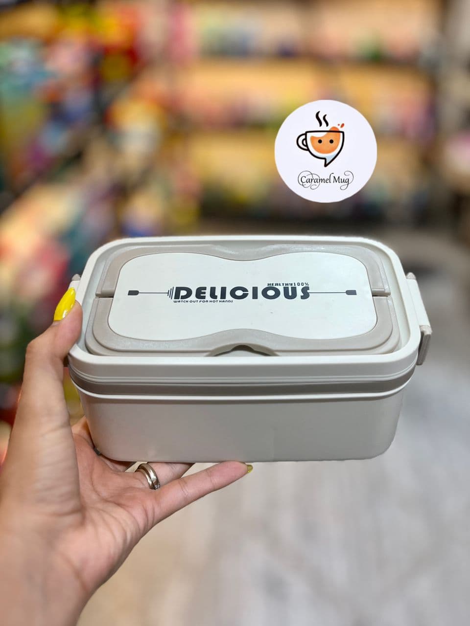 لانچ باکس استیل دو طبقه DELICIOUS — تصویر ۲