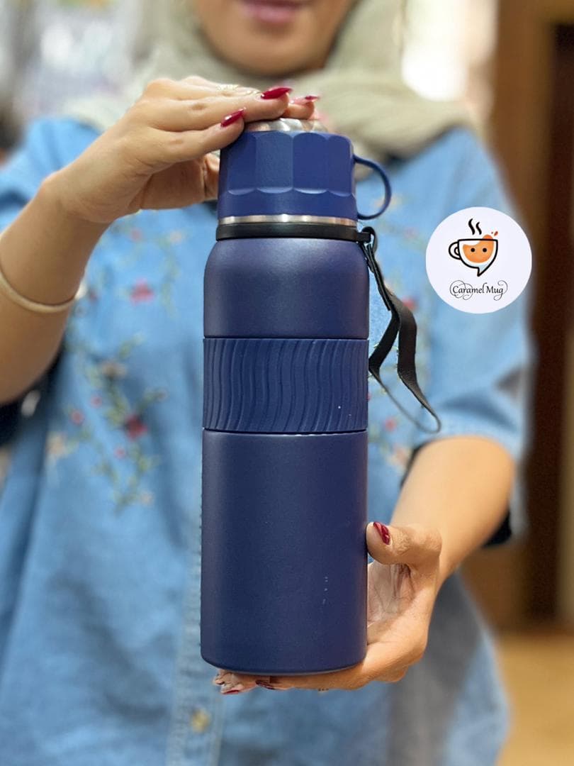 فلاسک یک لیتری sport درب لیوانی — تصویر ۲
