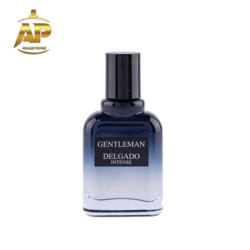 عطر جیبی مردانه دلگادو مدل جنتلمن اینتنس با رایحه معتدل حجم 25 میلی لیتر