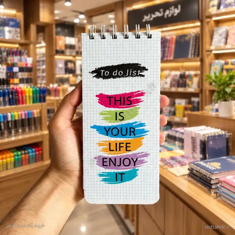 دفتر تودولیست جلد سخت میکرو مدل J6 — تصویر ۵