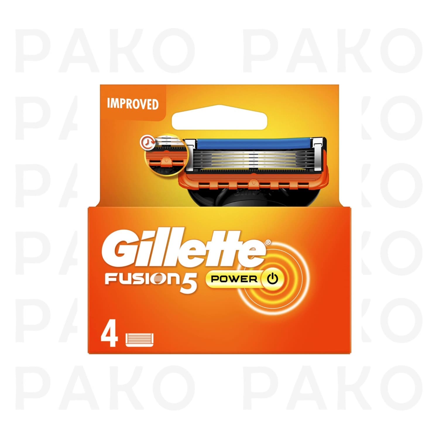 تیغ یدک ژیلت Fusion5 Power بسته ۴ عددی — تصویر ۱۲