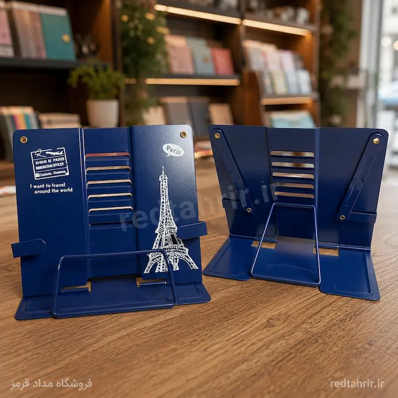 هولدر کتاب فلزی فانتزی (کتابیار، کتابگیر) | تاشو و قابل تنظیم — تصویر ۸