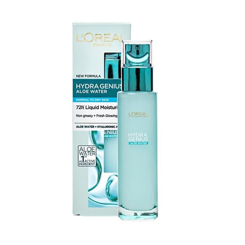 آبرسان آلوئه ورا پوست خشک تا نرمال Hydra Genius لورال 70ml — تصویر ۲