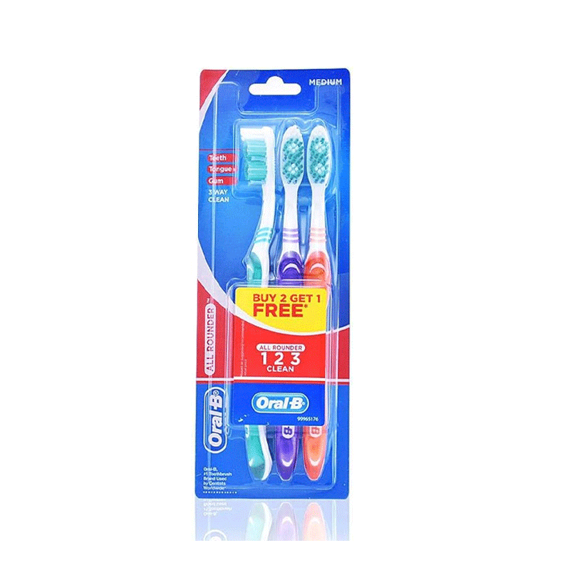 مسواک Oral-B مدل 1.2.3 All-Rounder Clean