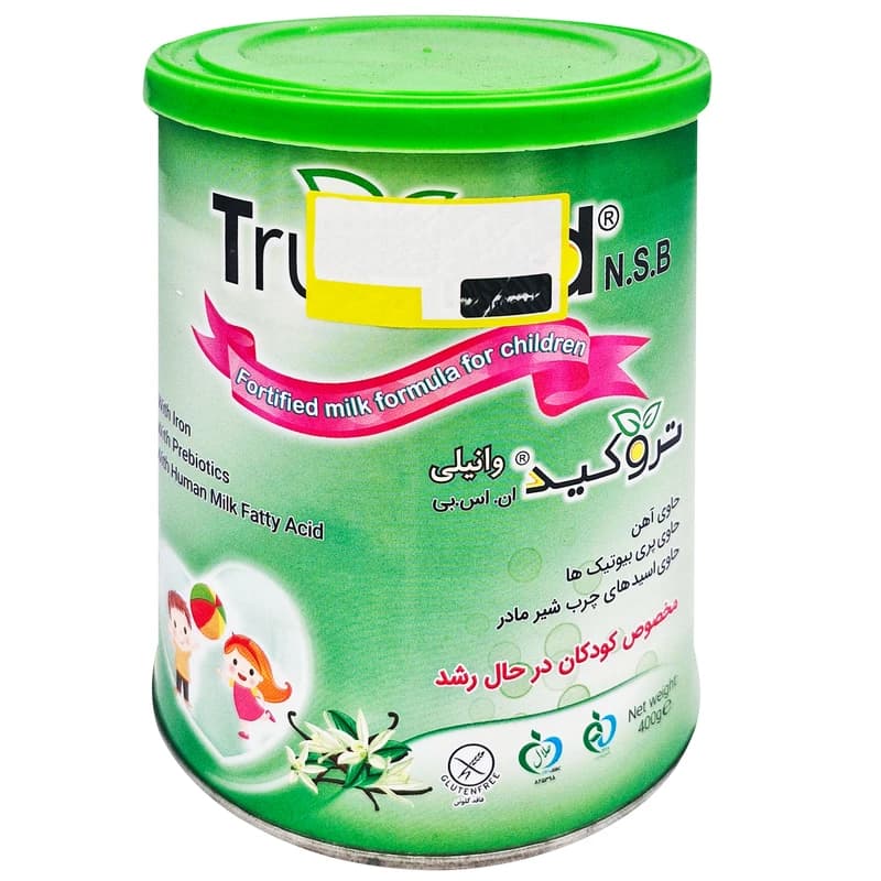 غذای کمکی کودک تروکید با طعم وانیل تروویتال 400 گرم