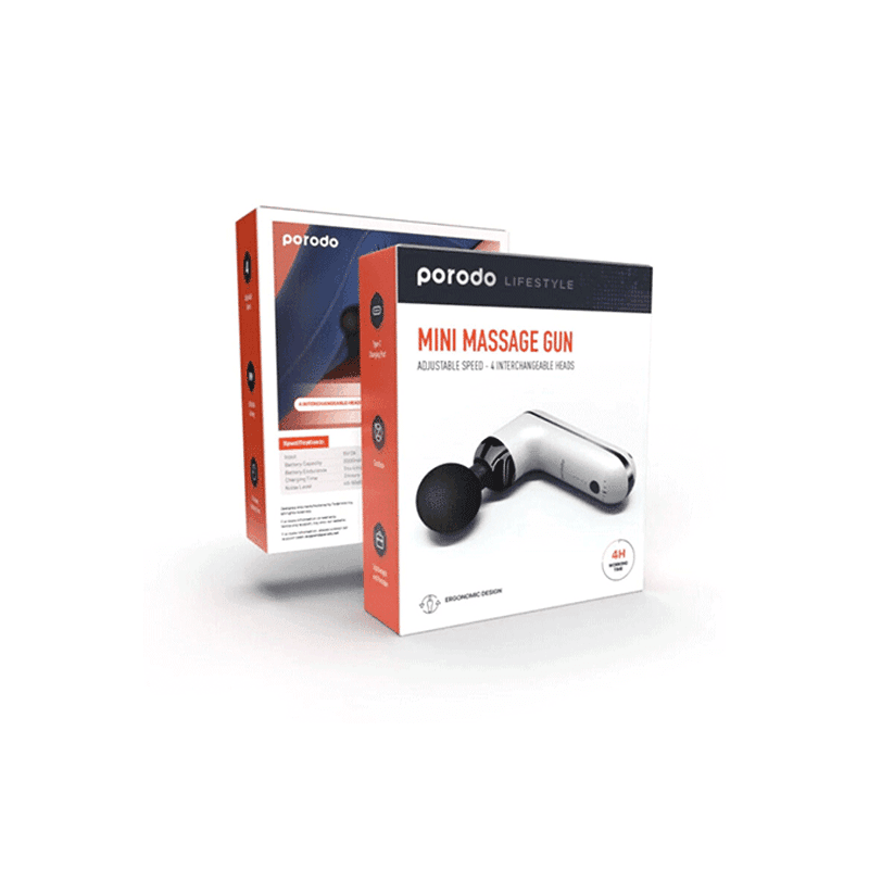 ماساژور تفنگی پرودو مدل porodo-mini-massage-gun — تصویر ۲