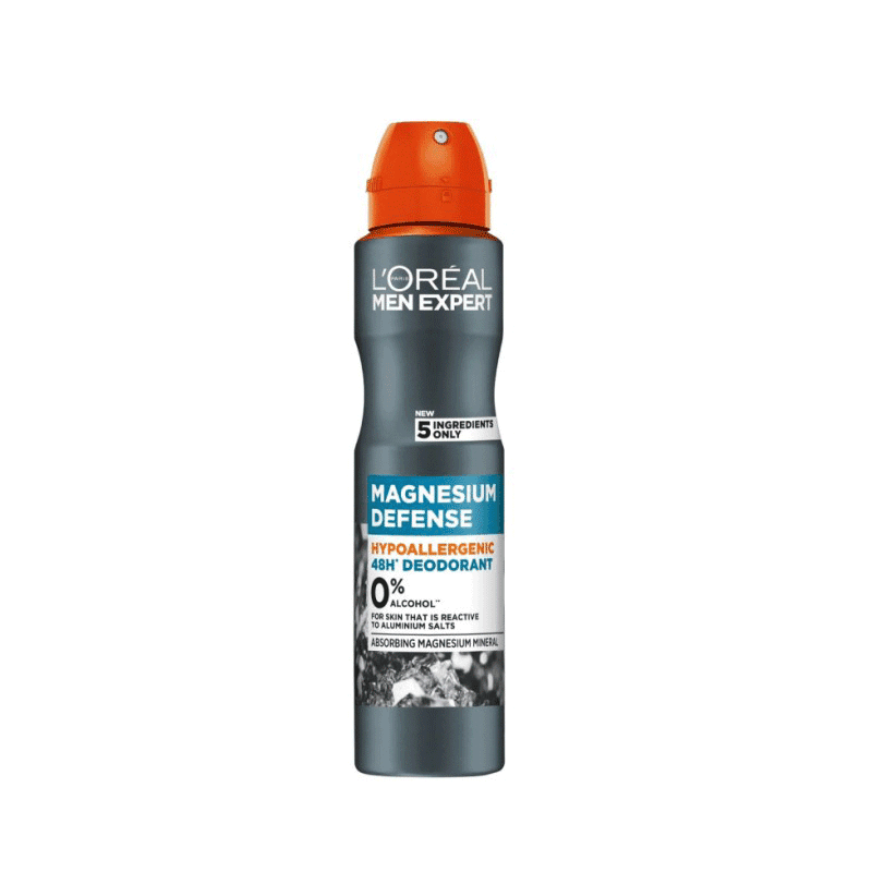 اسپری ضد تعریق لورآل مدل loreal-men-magnesium-defense — تصویر ۲