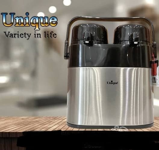 فلاسک دوقلو یونیک داخل شیشه ای1+1لیتر — تصویر ۴